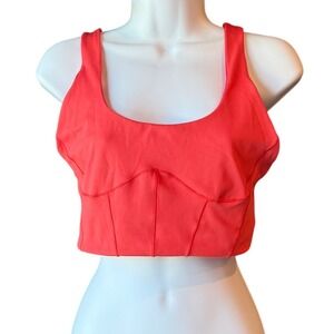 Free People Women's Coral Sports Bra